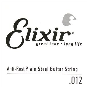 ELIXIR 엘릭서 <br>안티러스트 기타줄 낱줄 스틸선 <br>Plain Steel Single String <br>9~17두께옵션