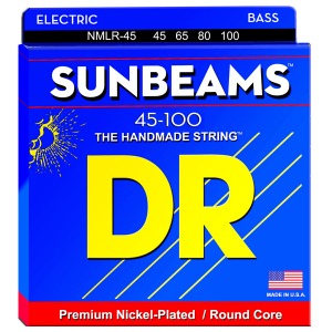 DR 디알 <br>썬빔 4현베이스줄 니켈 라운드코어 45100 45-100 SunBeams Bass <br>NMLR45