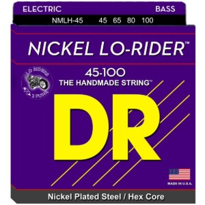 DR 디알 <br>NMLH45 NMLH-45 로라이더 니켈 4현베이스줄 45100 <br>Nickel LoRider Bass 45-100 <br>헥사코어