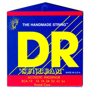 DR STRING <br>Sunbeam 썬빔 RCA12 <br>통기타줄 <br>포스포브론즈/12-54
