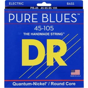 DR 디알 <br>퓨어블루스 45105 베이스줄 <br>Pure Blues 45-105 Bass <br>PB45,퀀텀니켈,라운드코어