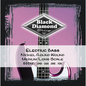 BLACKDIAMOND 블랙다이아몬드 <br>4현베이스줄 니켈 <br>게이지옵션