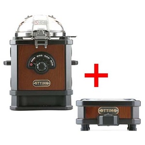 오띠모 OTTIMO <br>가정용로스터기 커피로스터+커피쿨러(스탠망포함) 브라운색 <br>J-100CR + J-300C + 쿨러스탠망